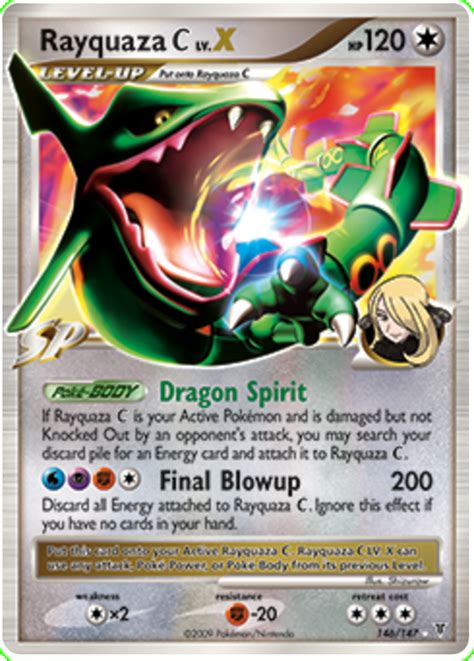 rayquaza c lv x|rayquaza cynthia.